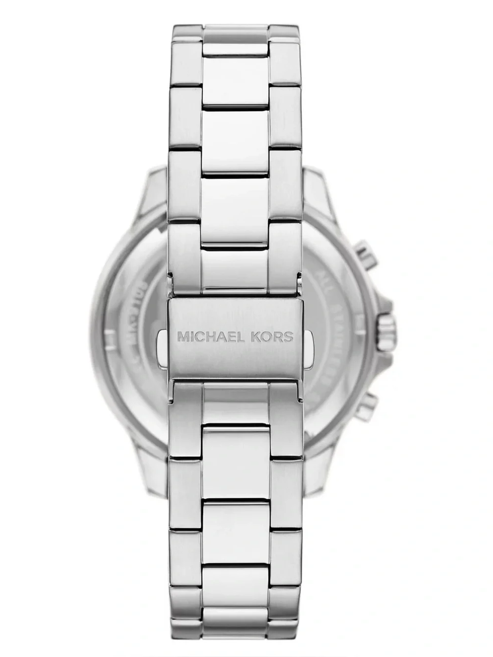 Michael Kors Greyson Chronograph Silver-Tone Stainless Steel Watch 43mm